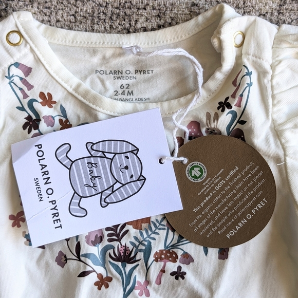 Bundle European Organic Cotton Bodysuits Animal Print Fox Rabbit Hedgehog Pigeon - Picture 12 of 13